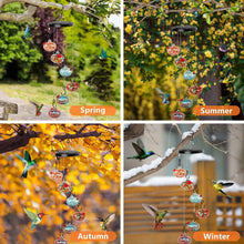 Load image into Gallery viewer, Vianys Wind Chime Hummingbird Feeder