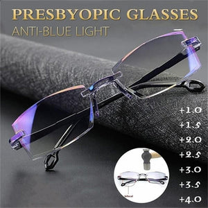 Vianys Sapphire High Hardness Anti Blue Light Intelligent Dual Focus Reading Glasses